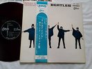 BEATLES HELP  JAPAN ORIGINAL ODEON RED WAX OP-7387 LONG PLAYING on label W/OBI