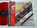 BEATLES PLEASE PLEASE ME JAPAN 1986 UK CUTTING LIMITED MONO RED COLOR W/RED OBI