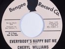 Northern Soul 45 CHERYL WILLIAMS I'm Your Fool BENGEE HEAR VG+ promo