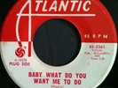 Rare 1966 Northern Soul ATLANTIC 2361 DJ 45 Barbara Lewis BABY WHAT DO YOU WANT