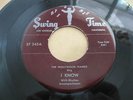 Swing Time 345, The Hollywood Flames, I Know/Lets Talk It Over, nice  Listen