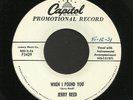 Rockabilly 45   JERRY REED   When I Found You / Mister Whiz   Listen