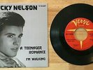RARE SP 45 RICKY NELSON A TEENAGER ROMANCE ORANGE LABEL ON VERVE