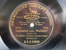 78rpm ALFRED VON BARY sings Walkure Liebeslied - G&T BAYREUTH 1904 TOP RARE