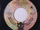 GEORGE HUGHLEY: That's Why I Cry / You're My Everything 45 (dj, plays VG+, Cros
