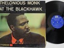 Thelonious Monk Vinyl Jazz LP-At The Blackhawk Riverside Mono-Small Blue-CLBL