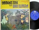 Thelonious Monk Vinyl Jazz LP-Plays Duke Ellington-Riverside-Shrink-CLBL