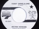 Funk 45 MILTON HOWARD Funky Shing-A-Ling SOUND STAGE 7 VG++/VG+ promo HEAR