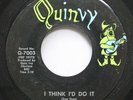 Hear  Funk 45 Z.Z. Hill - I Think I'D Do It / Faithful And True On Quinvy