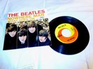 THE BEATLES-NOWHERE MAN/WHAT GOES ON-45-CAPITOL-5587-c1965 w/ PICTURE SLEEVE G+
