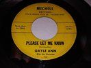 GAYLE ANN Take It Easy/Please Let Me Know TUCSON AZ ROCKABILLY DOO-WOP Michele