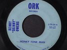 KENNY OWENS: Honky Tonk Man / Mama Layed The Law Down 45 (Rockabilly double-sid