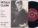 PETULA CLARK My Heart / Sailor danish 45PS 1961
