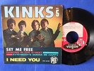 THE KINKS EP SET ME FREE PNV 24140 ORIG FRANCE EXC