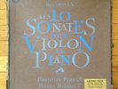 FERRAS & BARBIZET - Beethoven 10 sonatas - FALP 4Lp's box 584/87 -