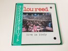 LP LOU REED LIVE IN ITALY JAPAN OBI 2LP VELVET UNDERGROUND