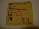 AC/DC RARE 'HIGHWAY TO HELL' HAMMERSMITH ODEON 1979 CONCERT TICKET
