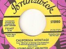 YOUNG HOLT UNLIMITED California Montage BRUNSWICK PROMO CHICAGO NORTHERN SOUL 45