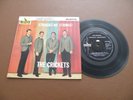 THE CRICKETS STRAIGHT - NO STRINGS EP UK LIBERTY RECORDS 1962 PICTURE SLEEVE