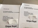 2 places de concert  Golden Seats Roger Hodgson au Cirque Royal le 9 juin 2017