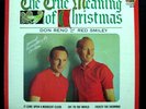 Don Reno & Red Smiley - The True Meaning Of Christmas LP VG+ KS 874 Stereo 1963