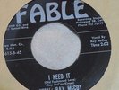 RARE RAY MCCOY ROCKABILLY 45 - I NEED IT / ROCKIN' BABY - FABLE 615