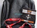 U2 360° TOUR 2009 BAG SAC VIP BLACK + BACKSTAGE PASS PROMO