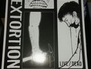 Extortion - Live / Dead - LP powerviolence hardcore punk drop dead capitalist
