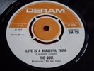 THE QUIK Love Is A Beautiful Thing / Bert's Apple Crumble ORIG 1967 UK Deram 45