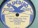PAPA CHARLIE'S BOYS BLUEBIRD 6408 BLUES 78 RPM E/E+ CHARLIE MCCOY BLACK BOB