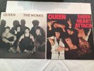 QUEEN-(2)  LP *Sheer Heart Attack*(1974)* & *The Works*(1984)*  EX