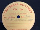 Universal Pictures 78 Rpm Lp Record Test Record Sample Press Its A Wonderful Day