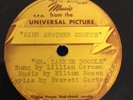 Universal Pictures Sing Another Chorus 78 Rpm Record Jane Frazee Milton Carmen