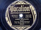 PEETIE WHEATSTRAW-JUNGLE MAN BLUES /SANTA FE BLUES ON VOCALION RARE BLUES 78RPM