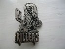 Iron Maiden Killers large eddie metal pin badge