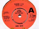 BABE RUTH   **   Elusive   **   UK  Capitol Demo   -  70 ' s  Northern Soul