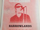 Liam Gallagher Signed Poster Glasgow Sun 11th June  Barrowlands -Wall of Glass
