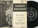 JOHNNY  HALLIDAY   UNIQUE   SOUTH AFRICA   PS  E.P.   NOIR  C' EST  NOIR