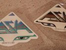ASIA - DON'T CRY / TRUE COLORS Set of 2 UK Picture Discs GREEN BLUE John Wetton