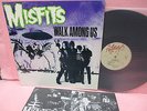 MISFITS WALK AMONG US '88 SLASH LABEL RUBY PURPLE x GREEN LOGO COVER INNER BAG