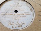 NELLIE MELBA THE OLD FOLKS AT HOME KEY E FLAT GRAMOPHONE MELBA RECORD G.C-3617