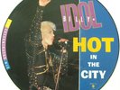BILLY IDOL - HOT IN THE CITY  - PICTURE DISC VINYL LP - 1987 UK - IDOLXP - 12