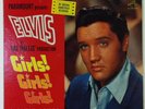 ELVIS PRESLEY Girls Girls Girls 1962 Stereo OST Soundtrack LP + Calendar Insert