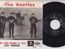 The BEATLES * We Can Work It Out * 1965 Belgian 45 * Exclusive Picture Sleeve