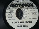 Four Tops . I cant help myself . Single Sided White Promo Copy