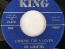 NM GIRL GROUP SOUL 45 / BOBBETTES / LOOKING FOR A LOVER / SATISFIED / KING 5551