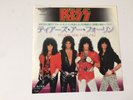 7 INCH SINGLE KISS TEARS ARE FALLING JAPAN PROMO