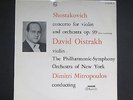 Schostakowitsch David OISTRAKH Dimitri MITROPOULOS philips Minigroove A 01238 L