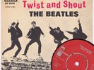 BEATLES Twist And Shout RARE Sweden 45 MAGENTA sleeve variant  swedish LISTEN