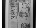 BAUHAUS+Mask+Kick Eye+TOUR+POSTER+AD+RARE ORIGINAL+1981+FRAMED+FAST GLOBAL SHIP